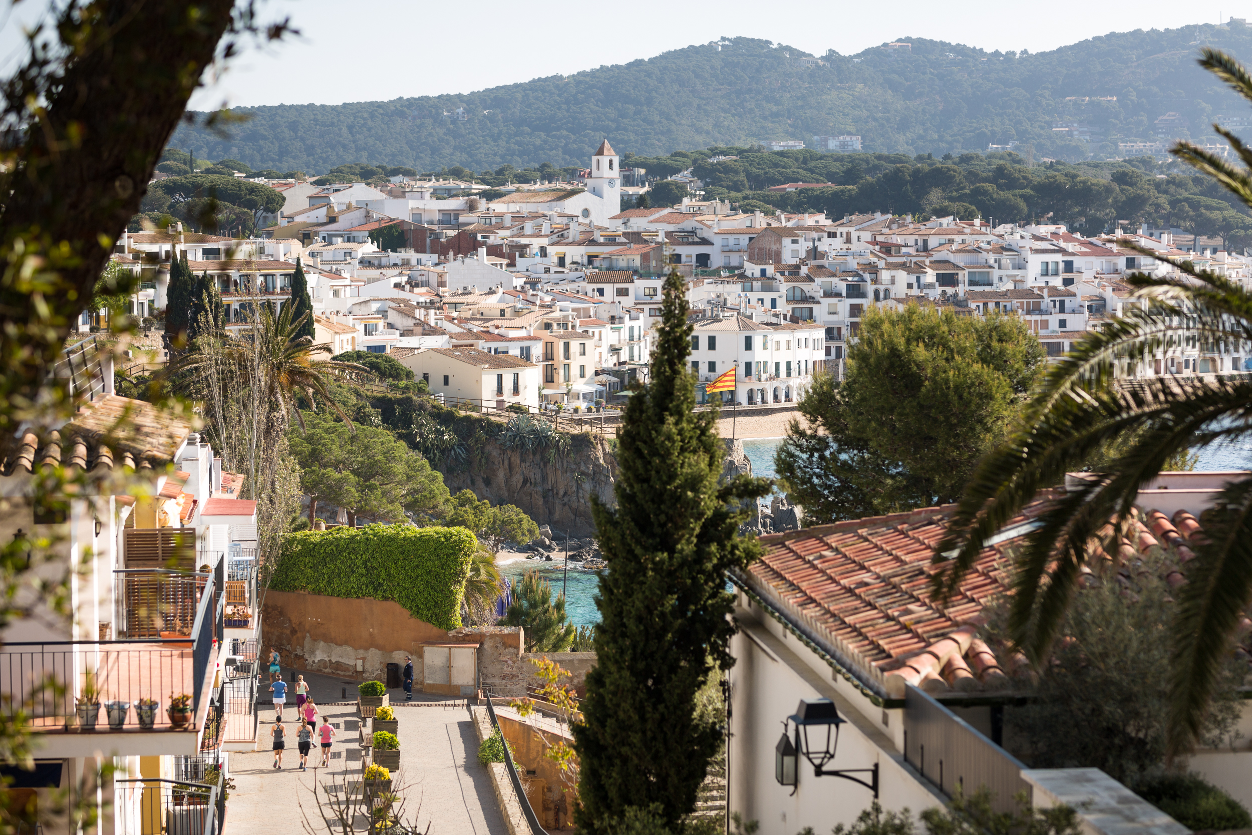 Running through Catalonia